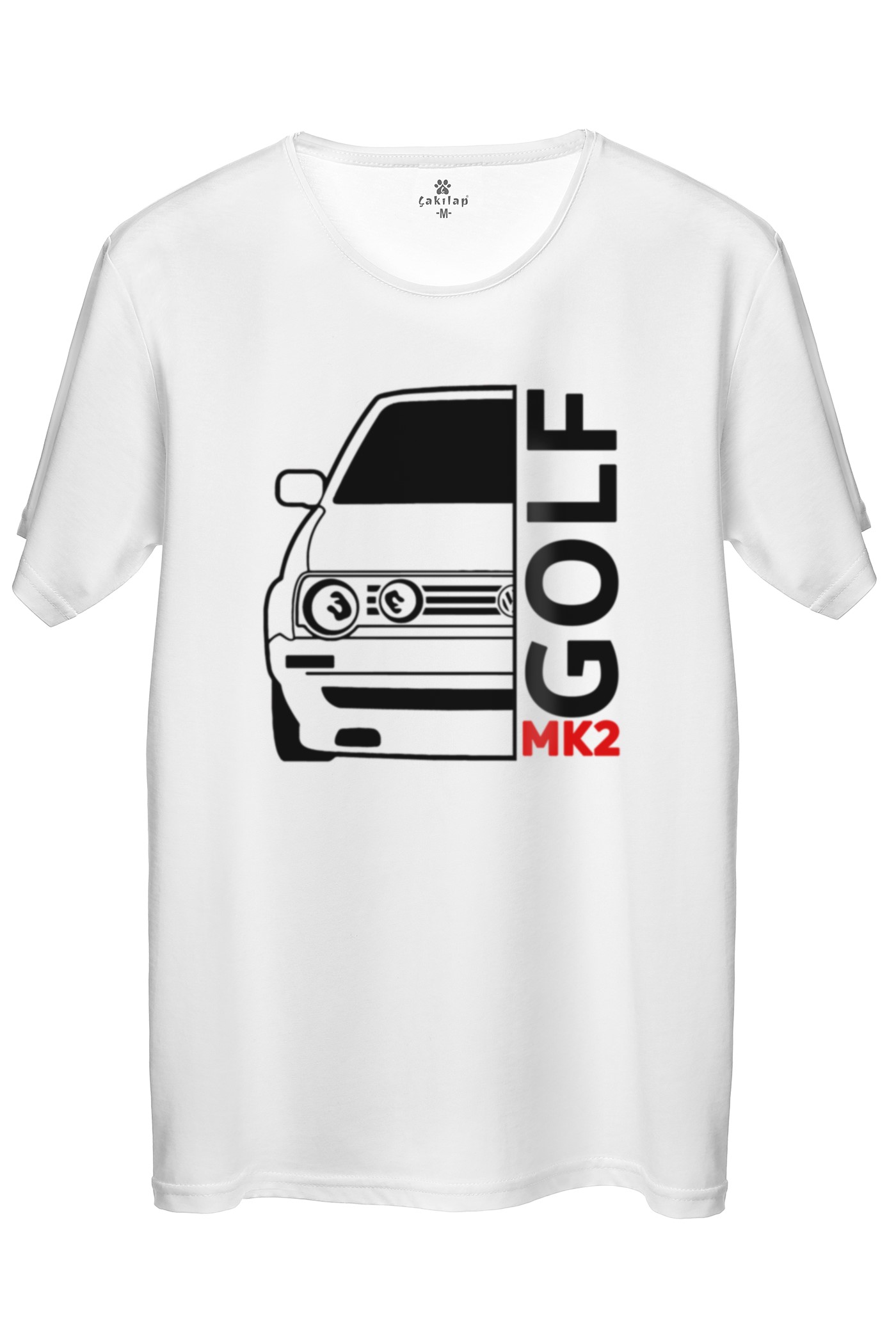 Vw Golf 2 Baskılı Regular Tişört