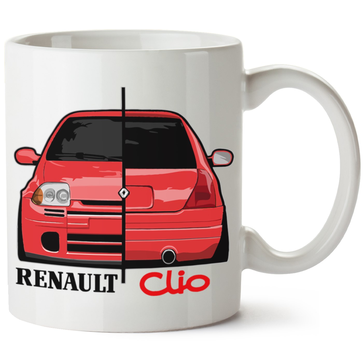 Renault Clio 1 Baskılı Porselen Kupa Bardak