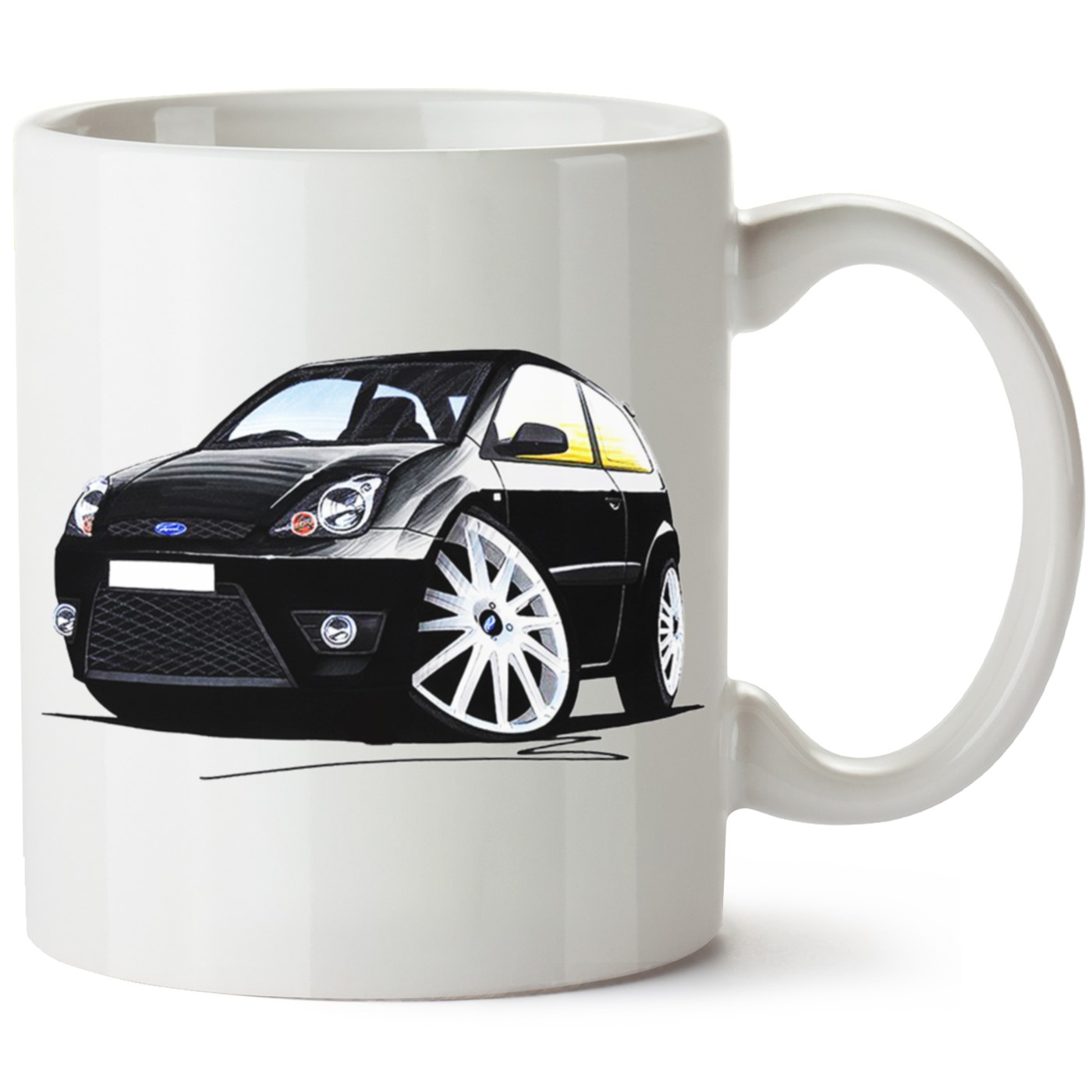 Ford Fiesta Mk6 Baskılı Porselen Kupa Bardak