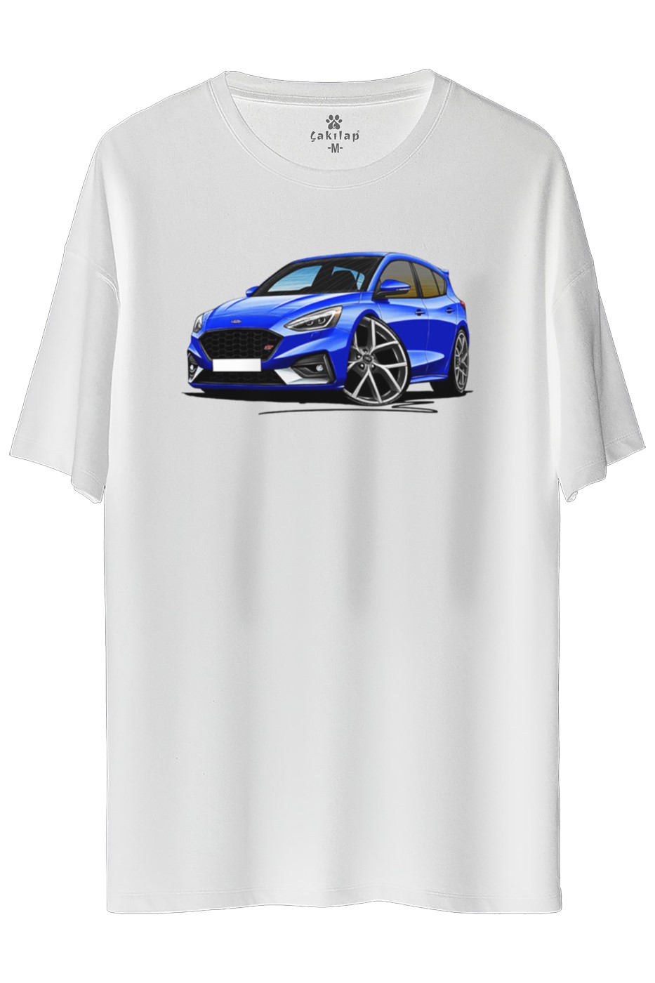 Ford Focus Mk4 Baskılı Oversize Tişört