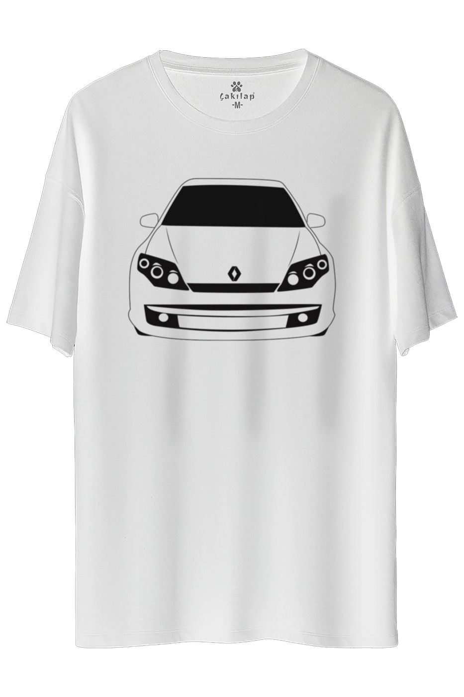 Renault Laguna Baskılı Oversize Tişört