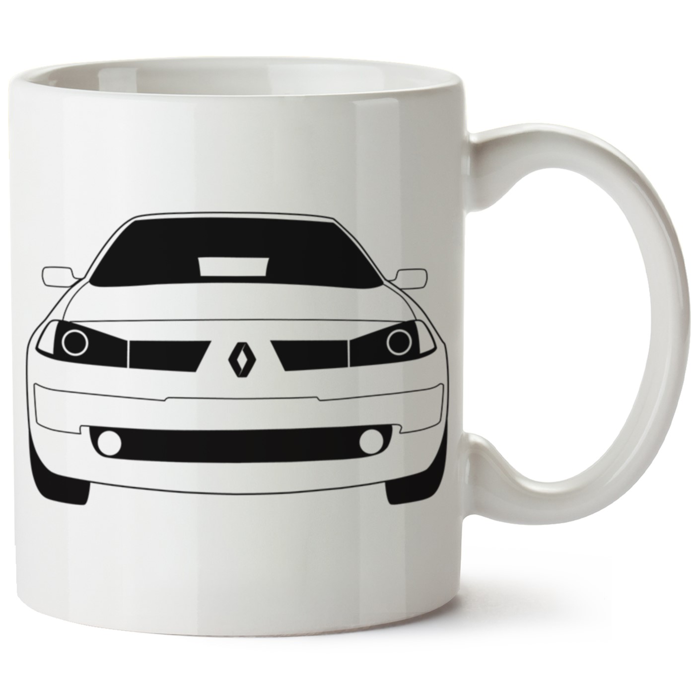 Renault Megane 2 Baskılı Porselen Kupa Bardak