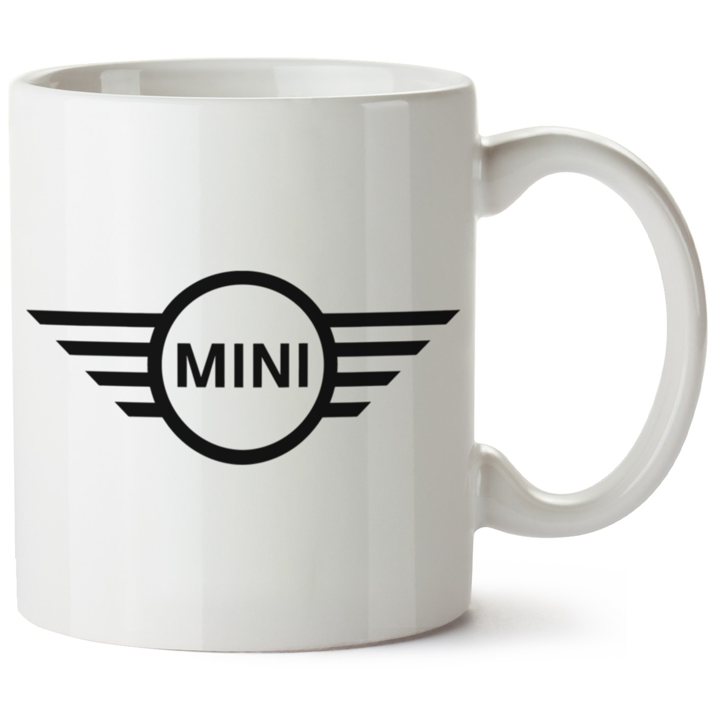 Mini Cooper Logo Baskılı Porselen Kupa Bardak
