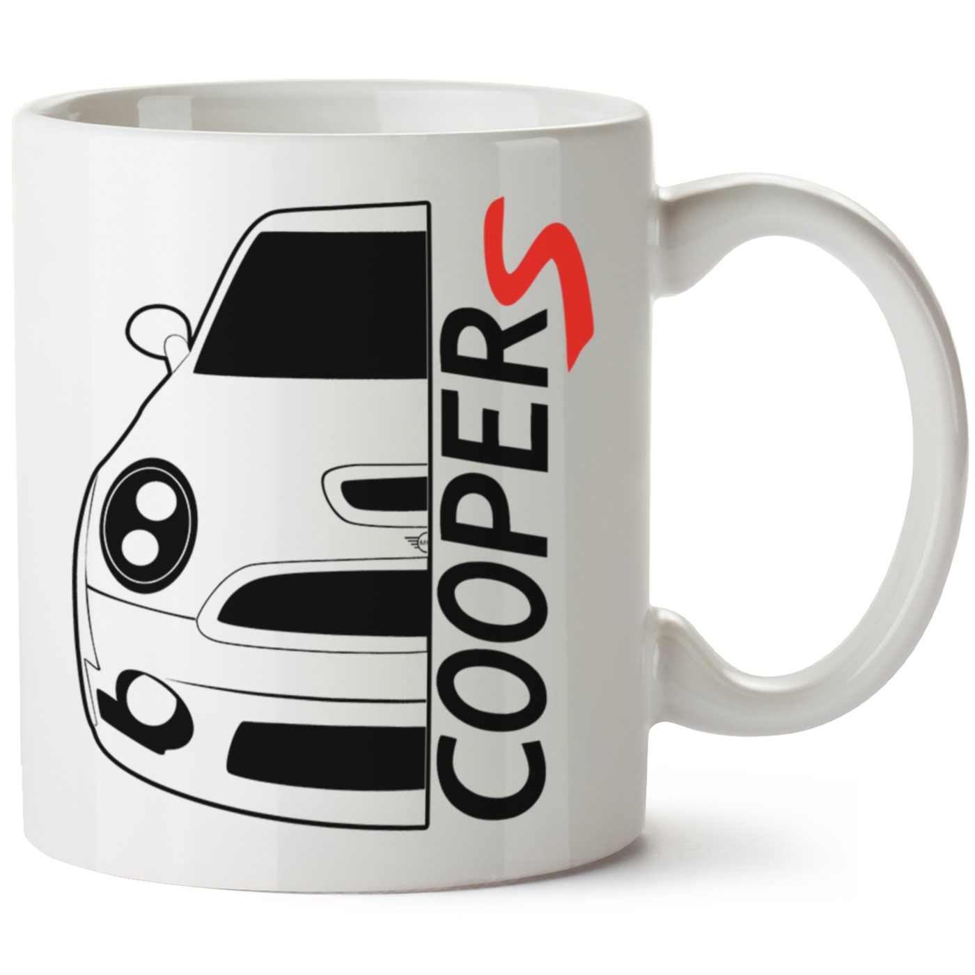 Mini Cooper Baskılı Porselen Kupa Bardak