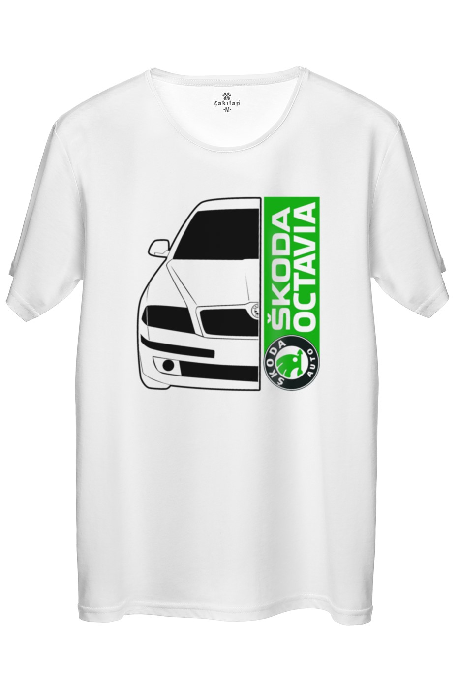 Skoda OctaviaA5 Baskılı Regular Tişört