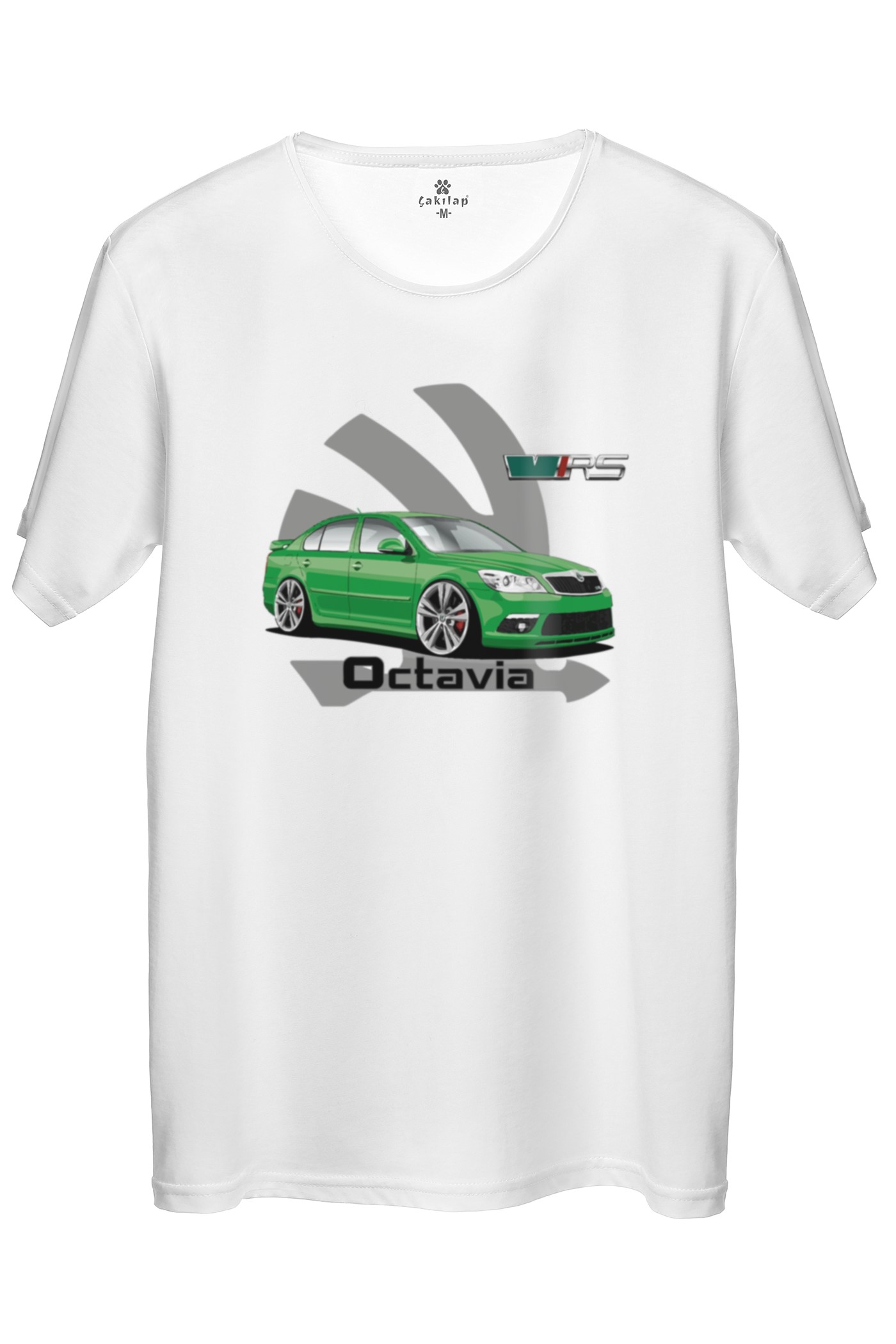 Skoda OctaviaA6 Baskılı Regular Tişört