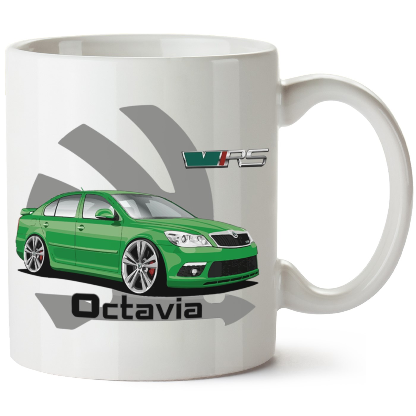 Skoda OctaviaA6 Baskılı Porselen Kupa Bardak