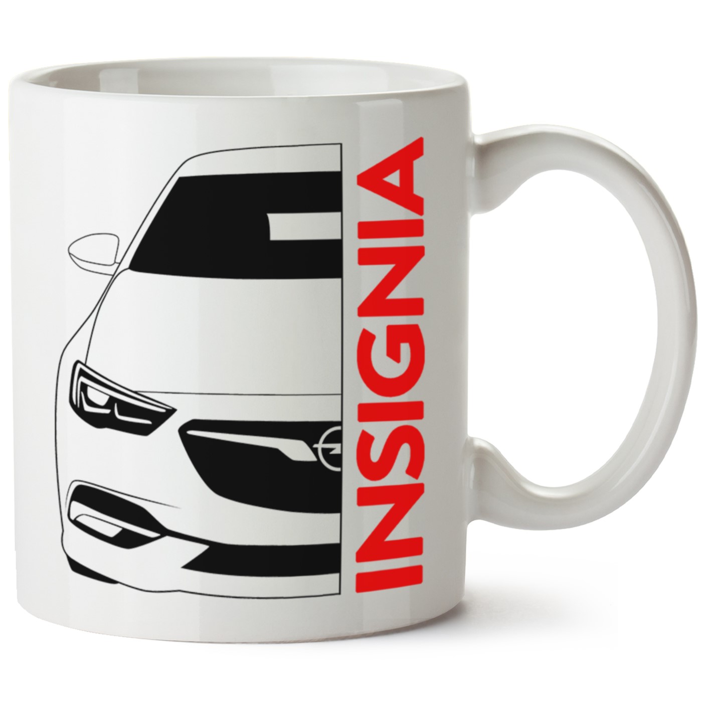 Opel Corsa E Baskılı Porselen Kupa Bardak