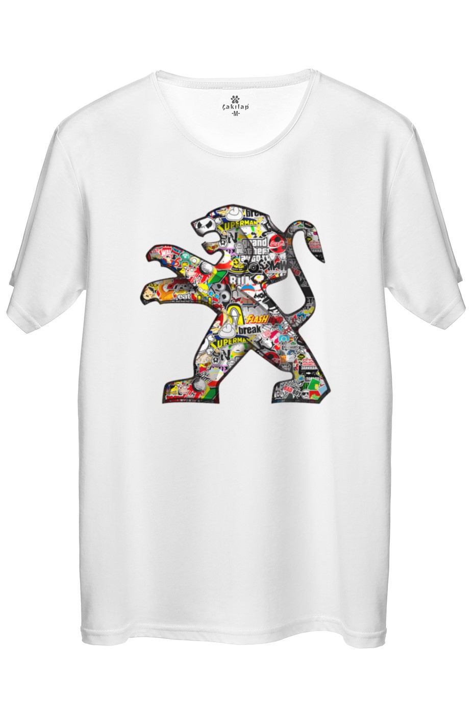 Peugeot Logo Baskılı Regular Tişört