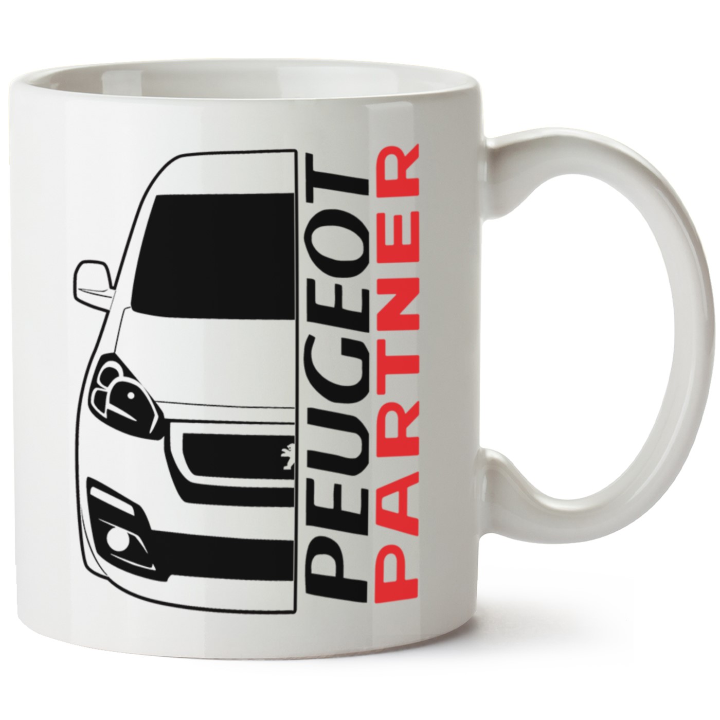 Peugeot Partner Baskılı Porselen Kupa Bardak