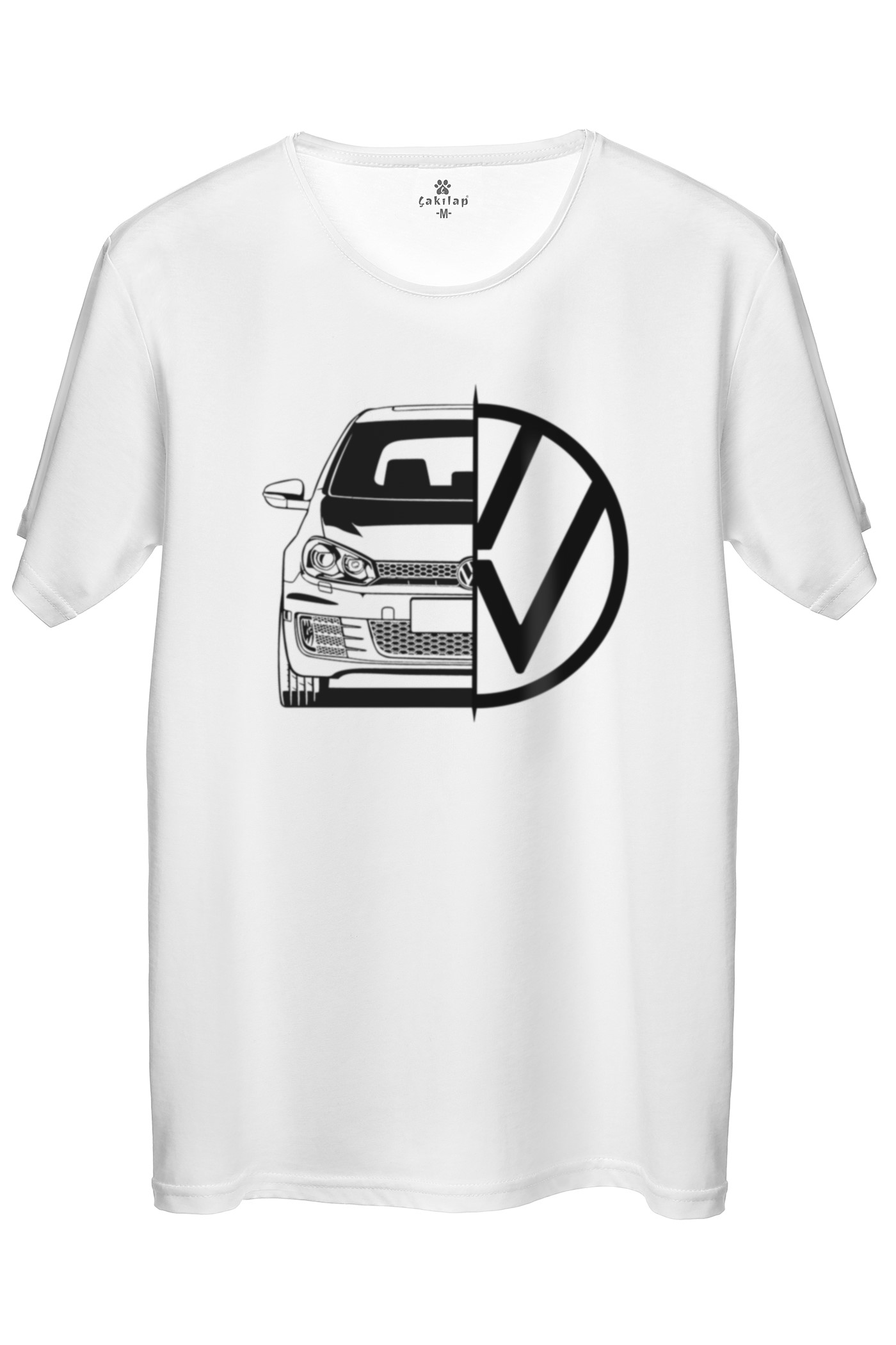 Vw Golf 6 Baskılı Regular Tişört