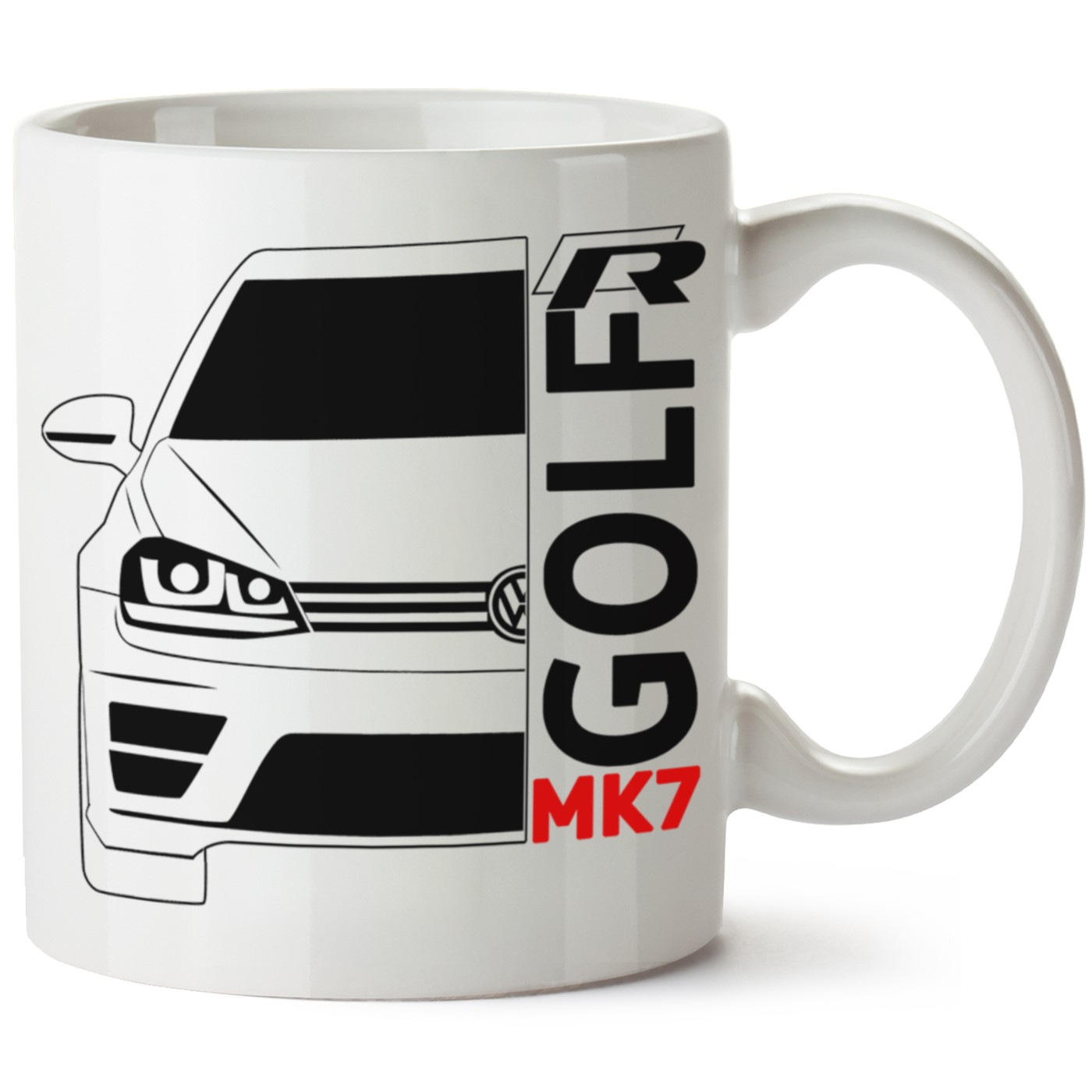 Vw Golf 7 Baskılı Porselen Kupa Bardak