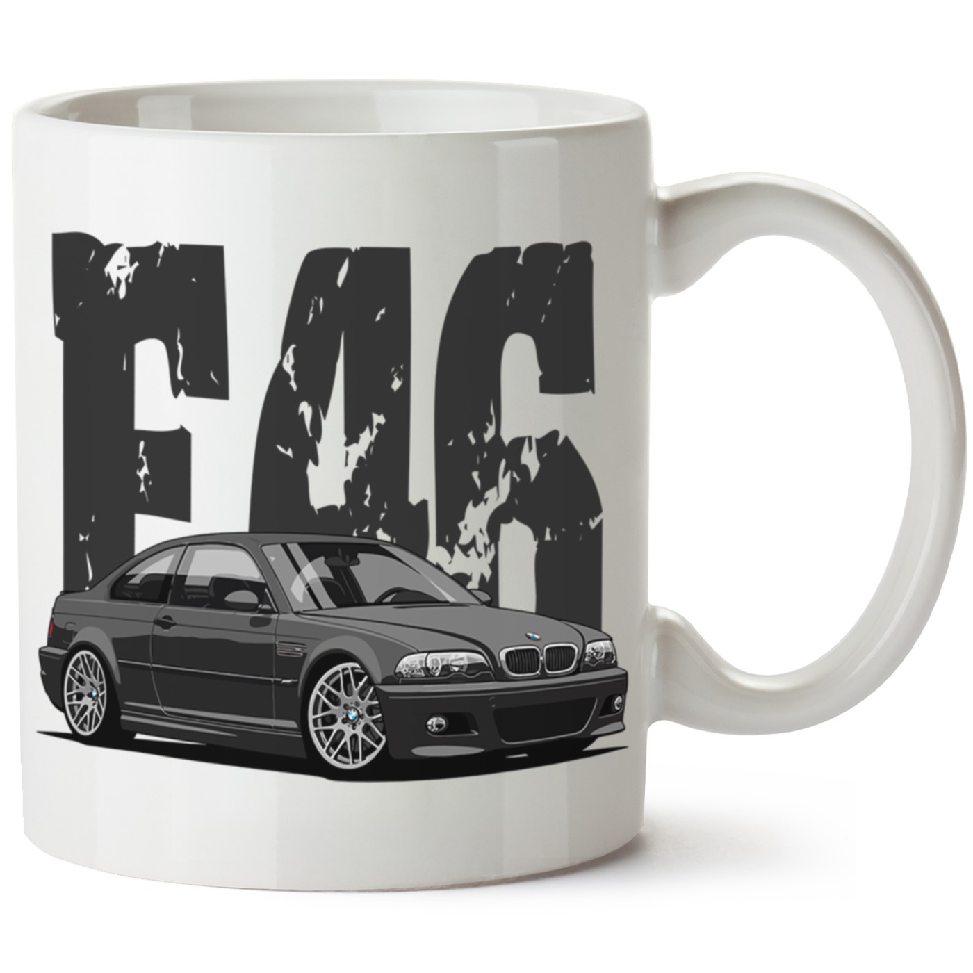 Bmw E46 Baskılı Porselen Kupa Bardak