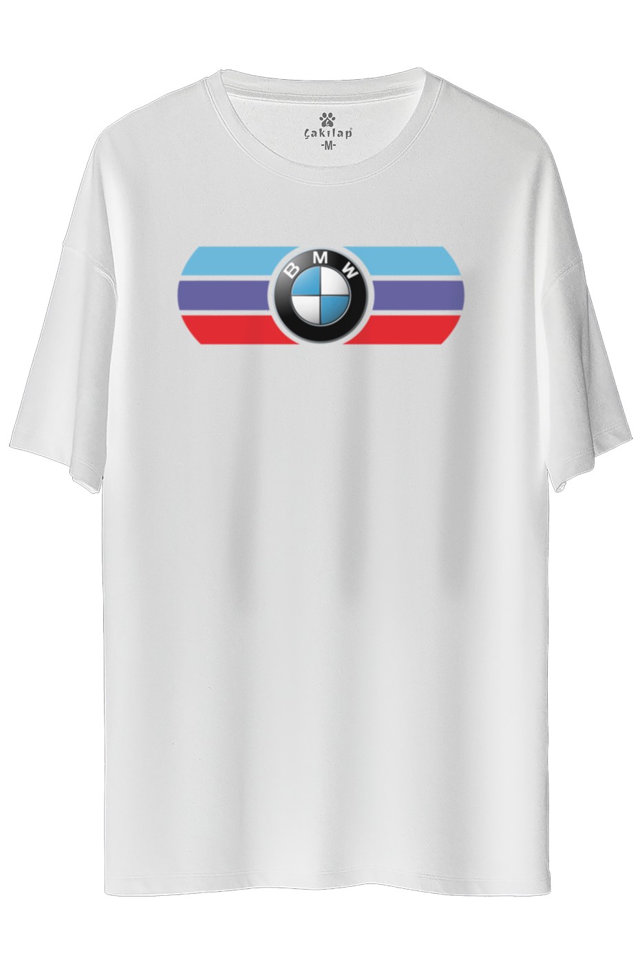 Bmw Logo Baskılı Oversize Tişört