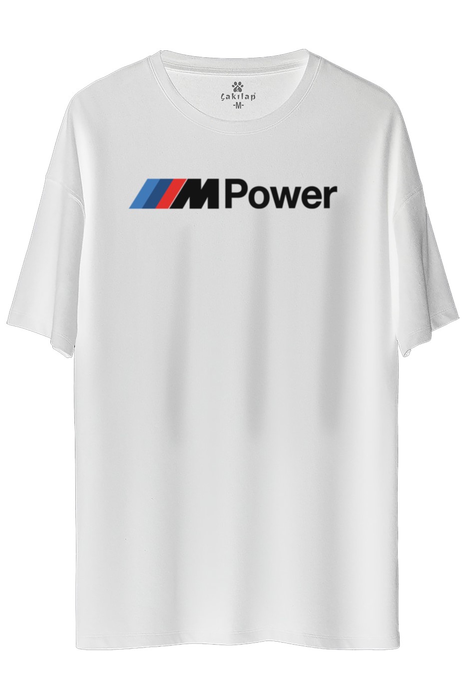 Bmw M Logo Baskılı Oversize Tişört