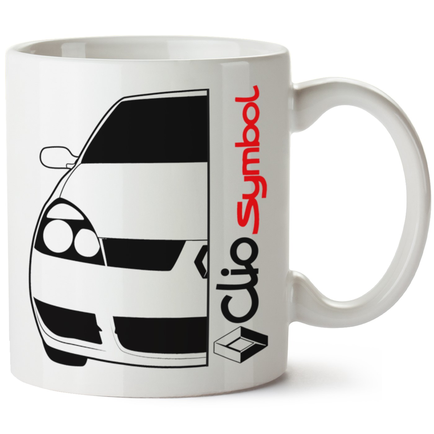 Renault Clio Symbol Baskılı Porselen Kupa Bardak