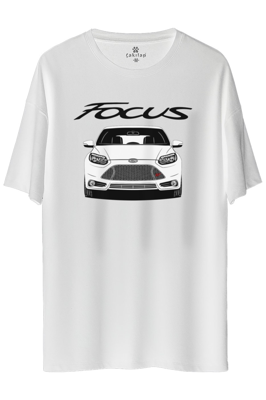 Ford Focus Mk3 Baskılı Oversize Tişört