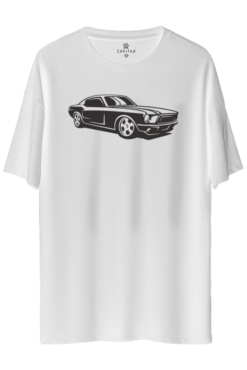 Ford Mustang Baskılı Oversize Tişört