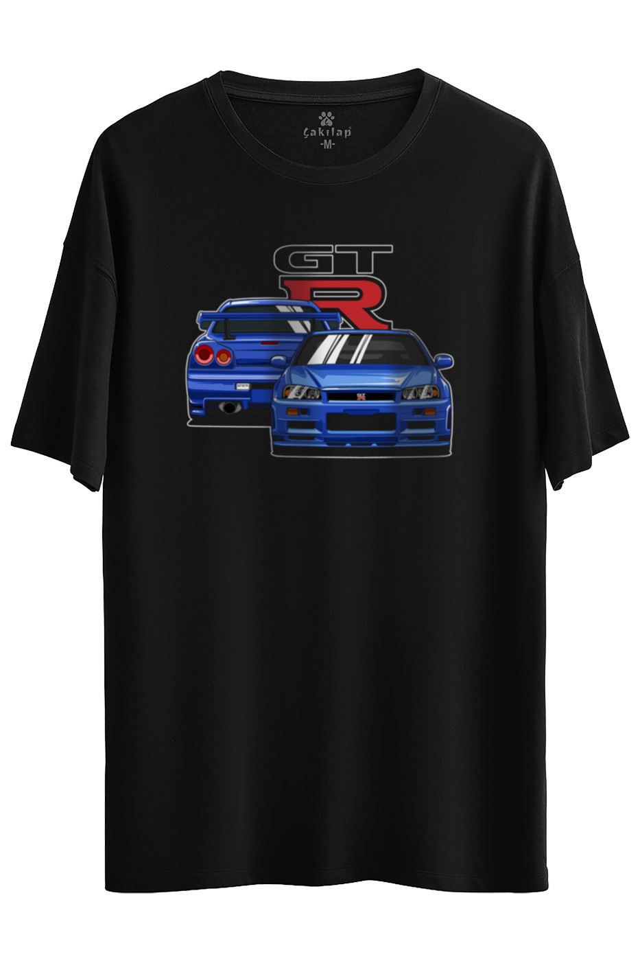 Nissan R34 Baskılı Oversize Tişört