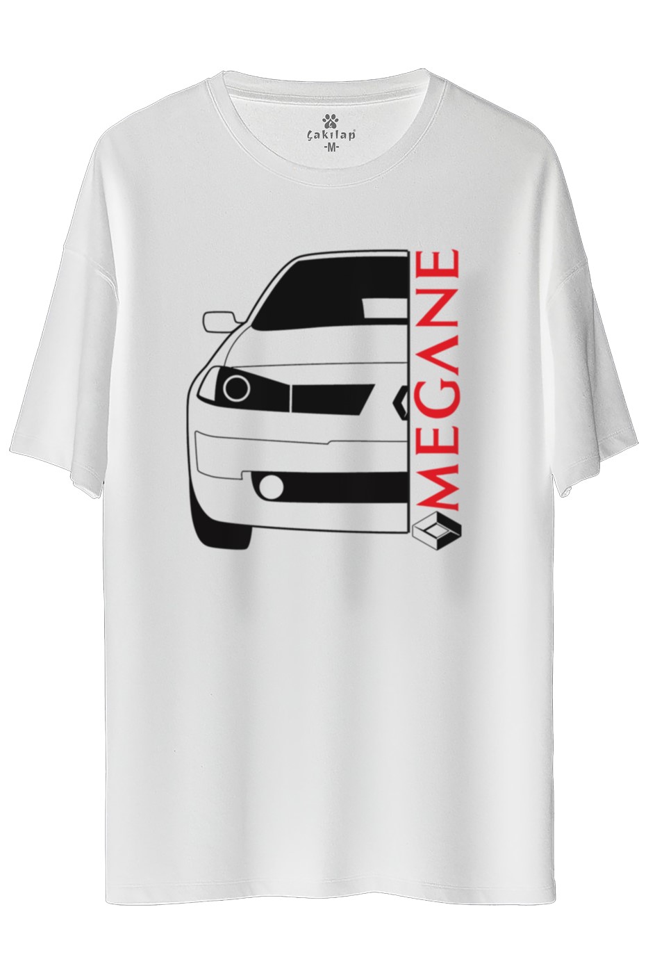 Renault Megane 2 Baskılı Oversize Tişört
