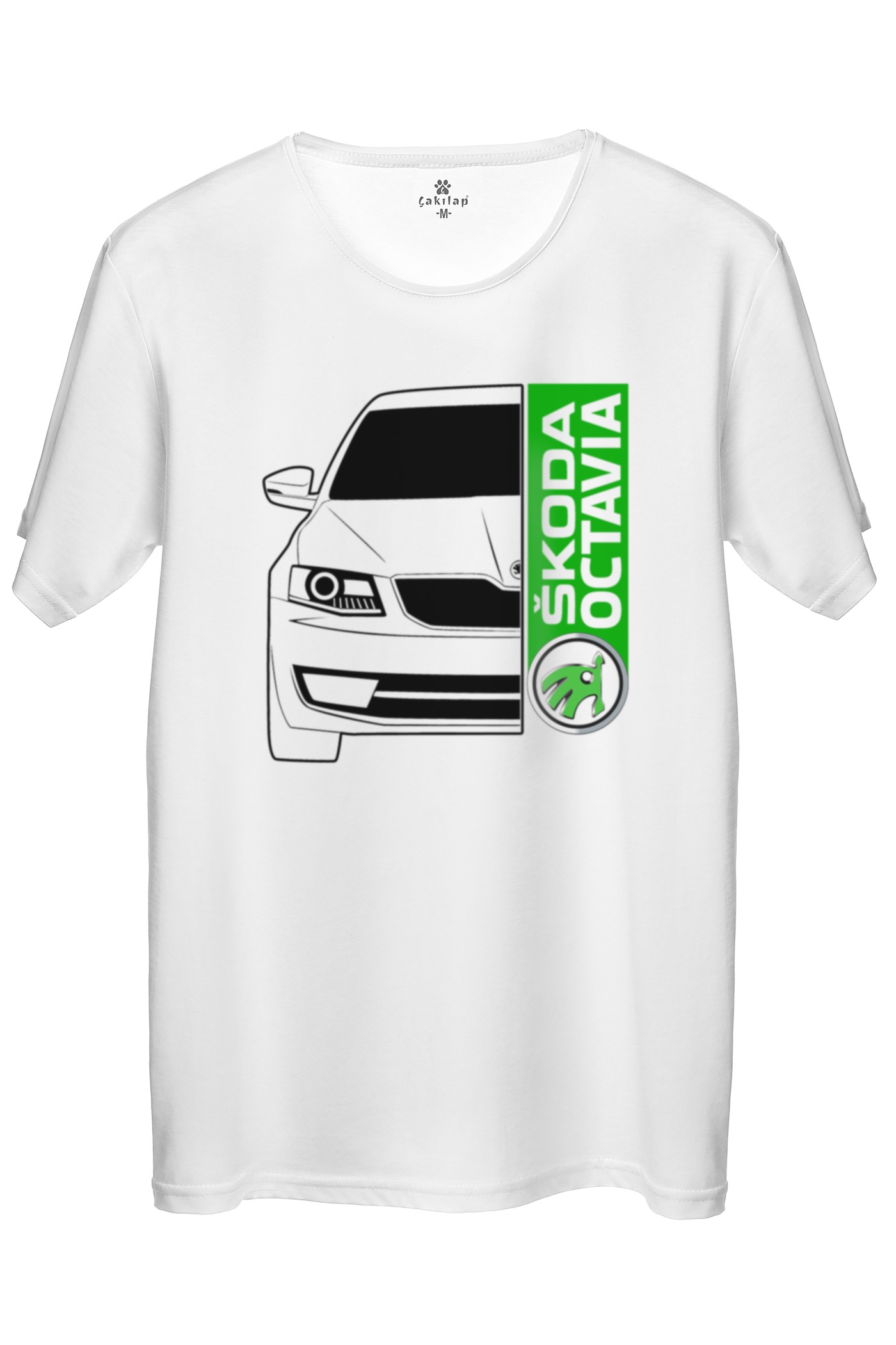 Skoda OctaviaA7 Baskılı Regular Tişört