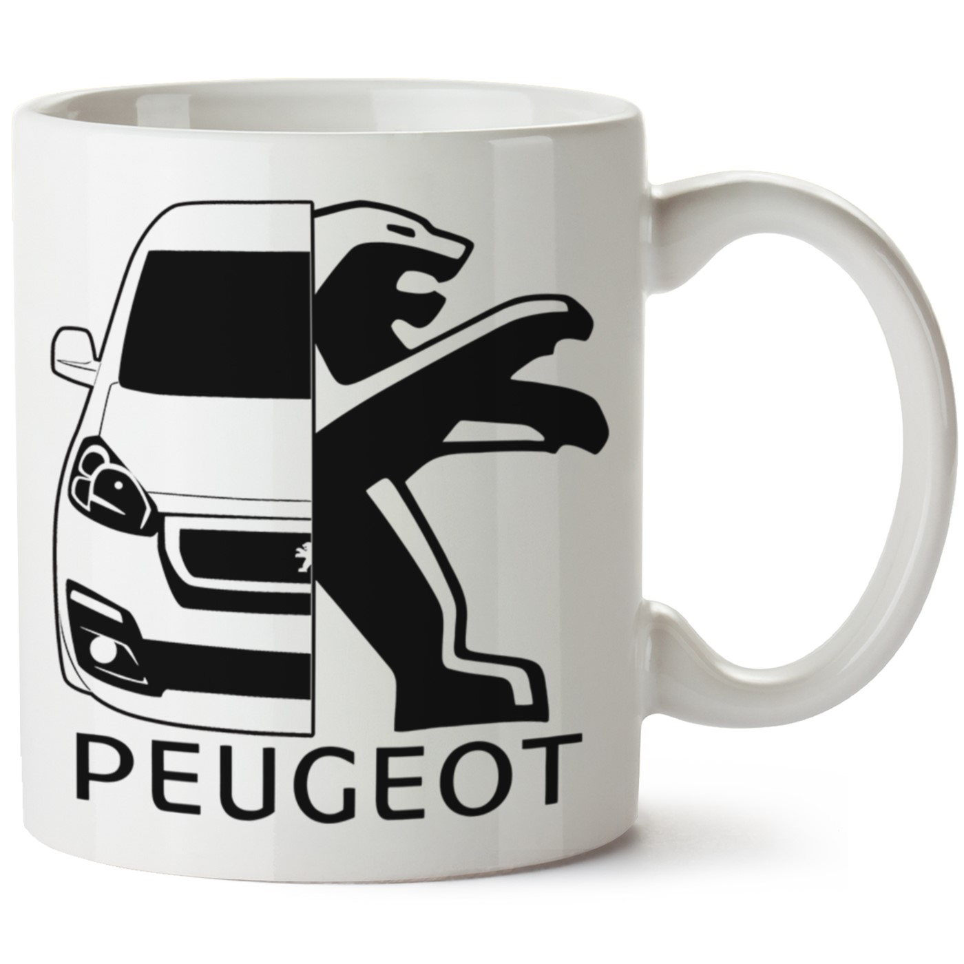 Peugeot Partner Baskılı Porselen Kupa Bardak