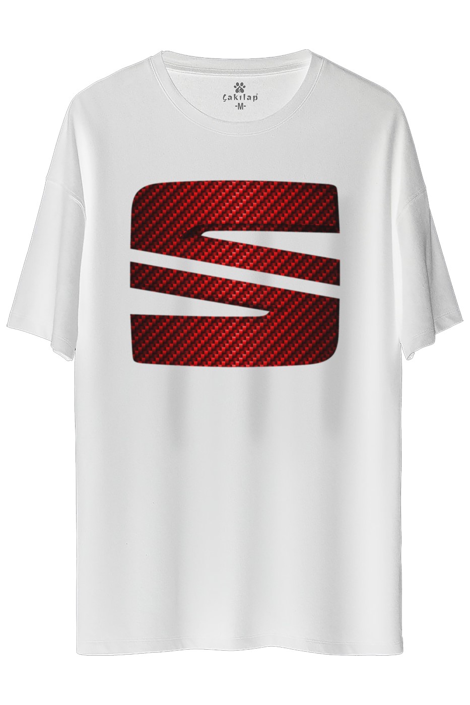 Seat Logo Baskılı Oversize Tişört