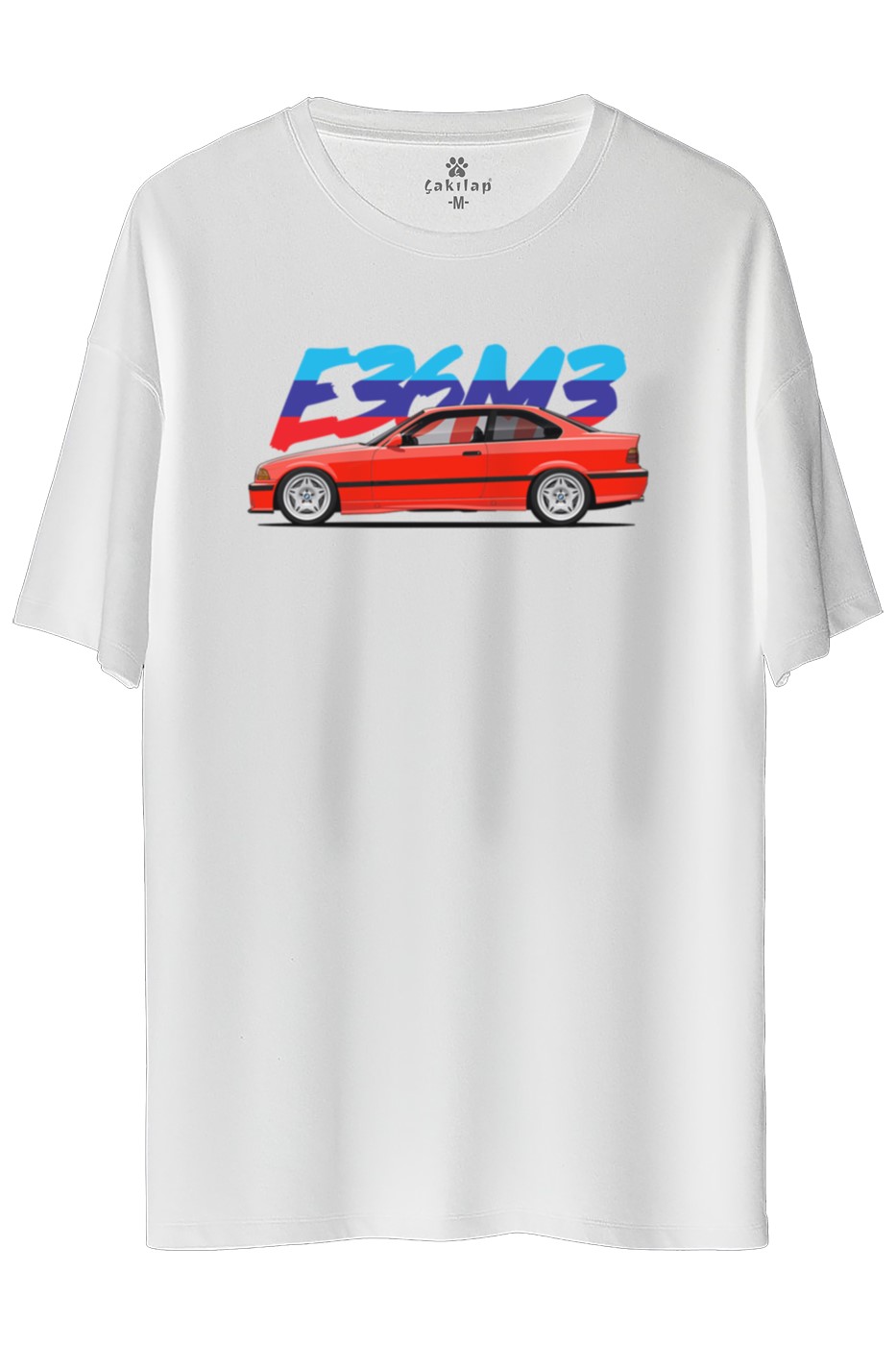 Bmw E36 Baskılı Oversize Tişört