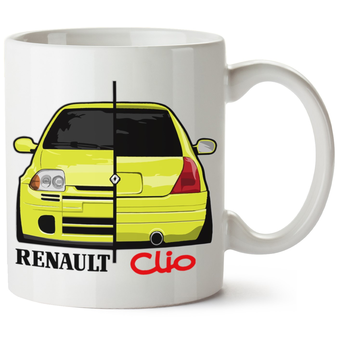 Renault Clio 1 Baskılı Porselen Kupa Bardak