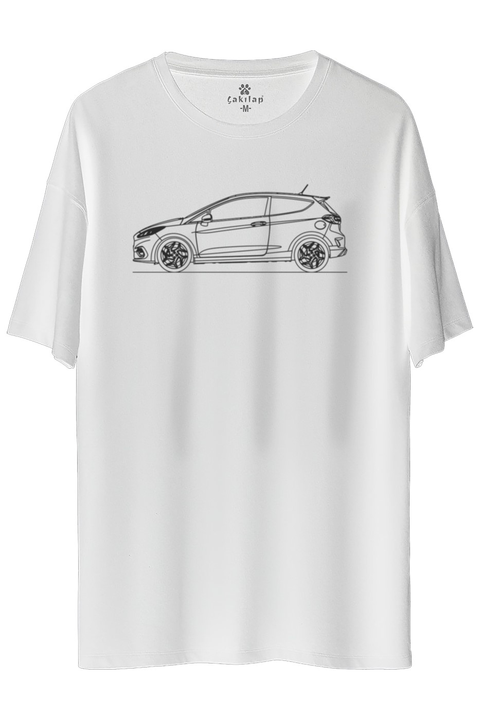 Ford Fiesta Mk8 Baskılı Oversize Tişört