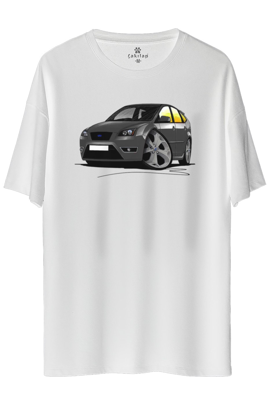 Ford Focus Mk2 Baskılı Oversize Tişört