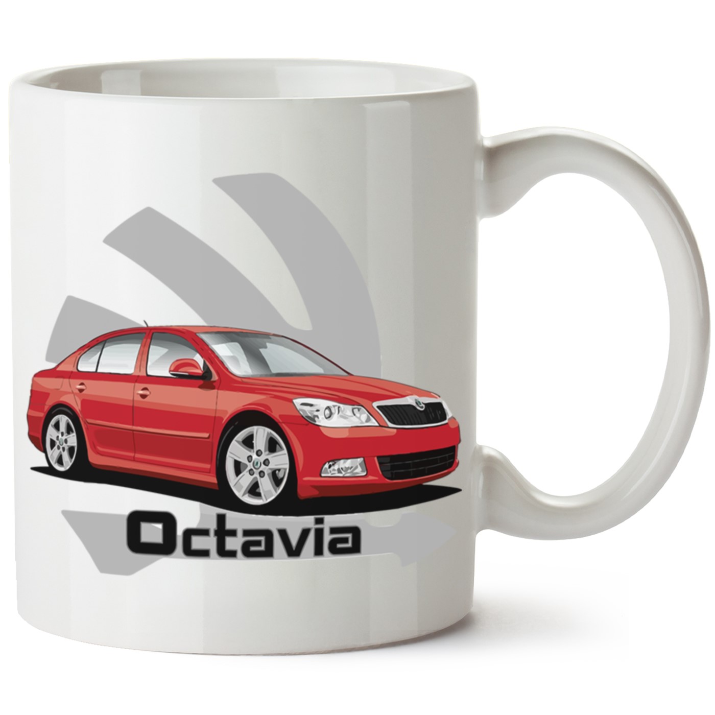 Skoda OctaviaA6 Baskılı Porselen Kupa Bardak