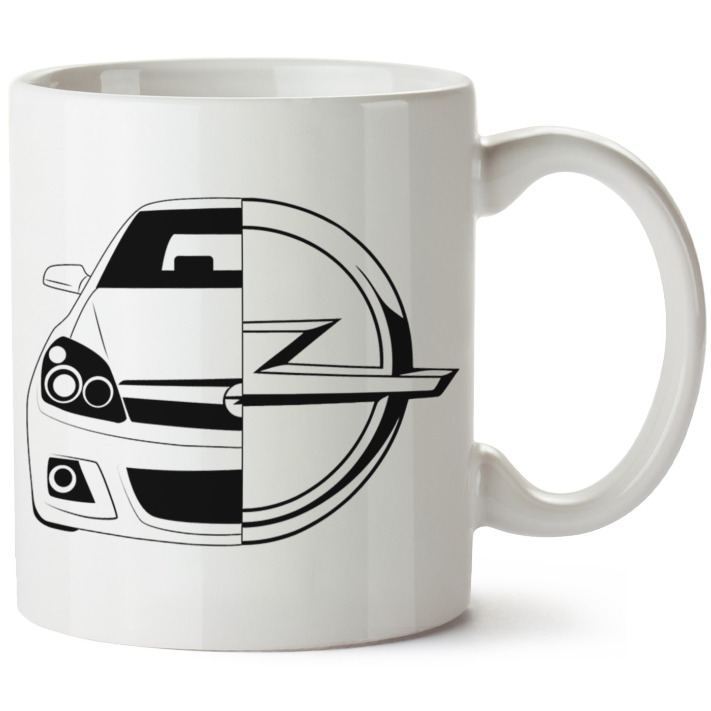 Opel Astra H Baskılı Porselen Kupa Bardak