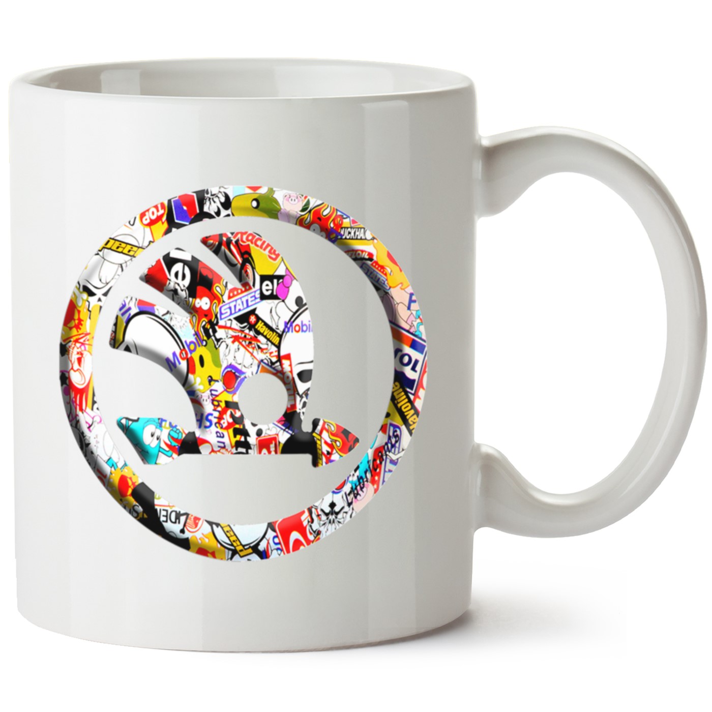 Skoda Logo Baskılı Porselen Kupa Bardak