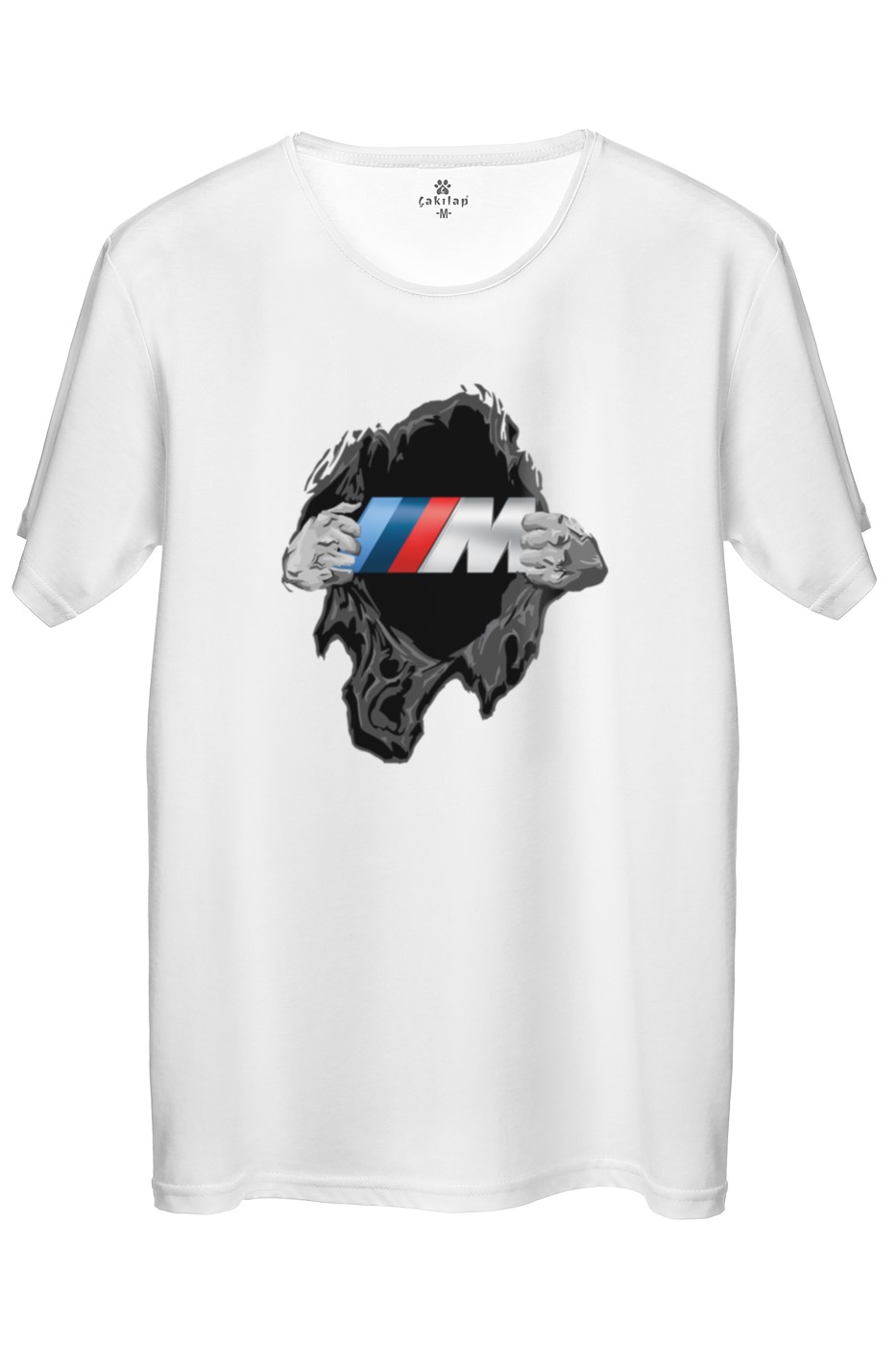 Bmw M Logo Baskılı Regular Tişört