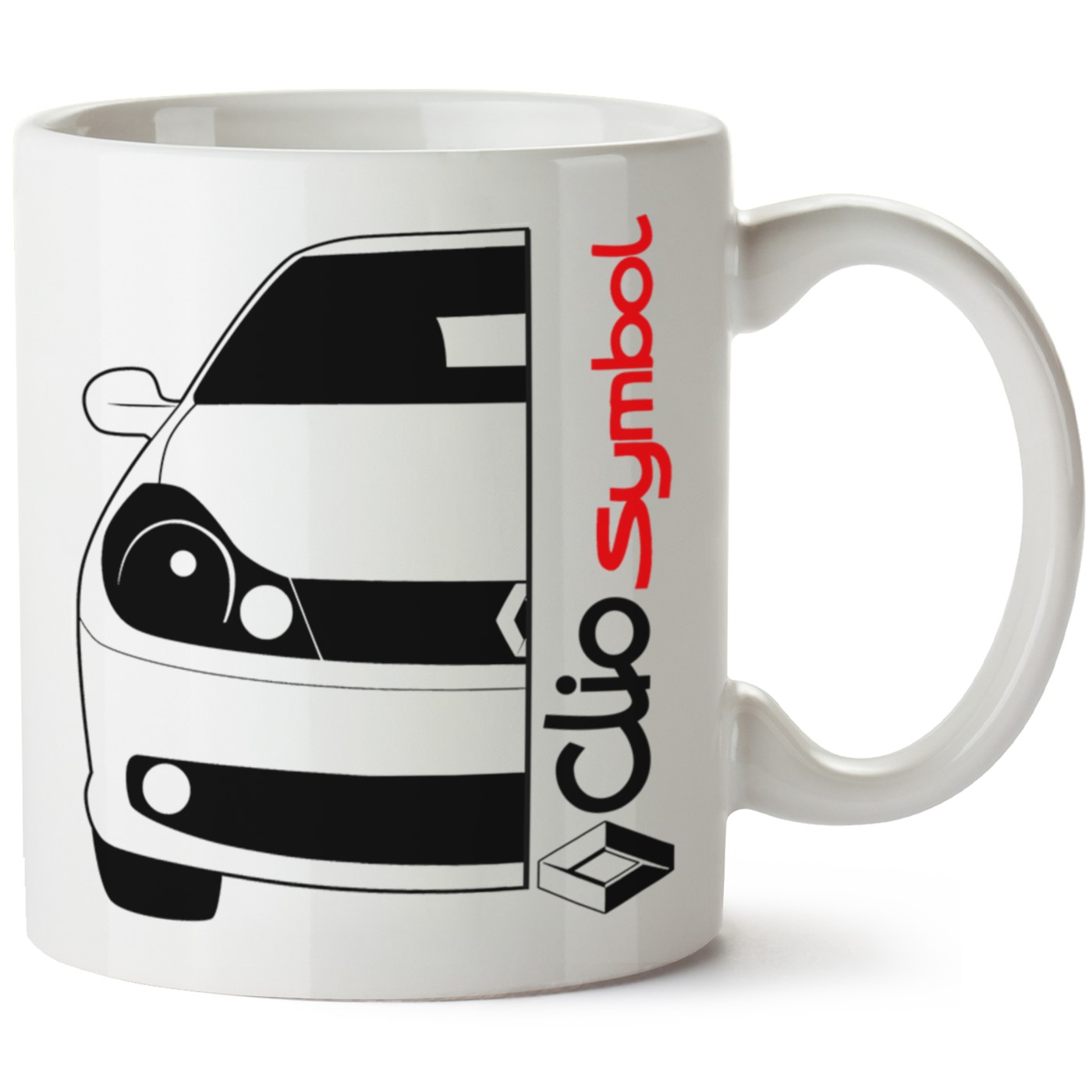 Renault Clio Symbol Baskılı Porselen Kupa Bardak