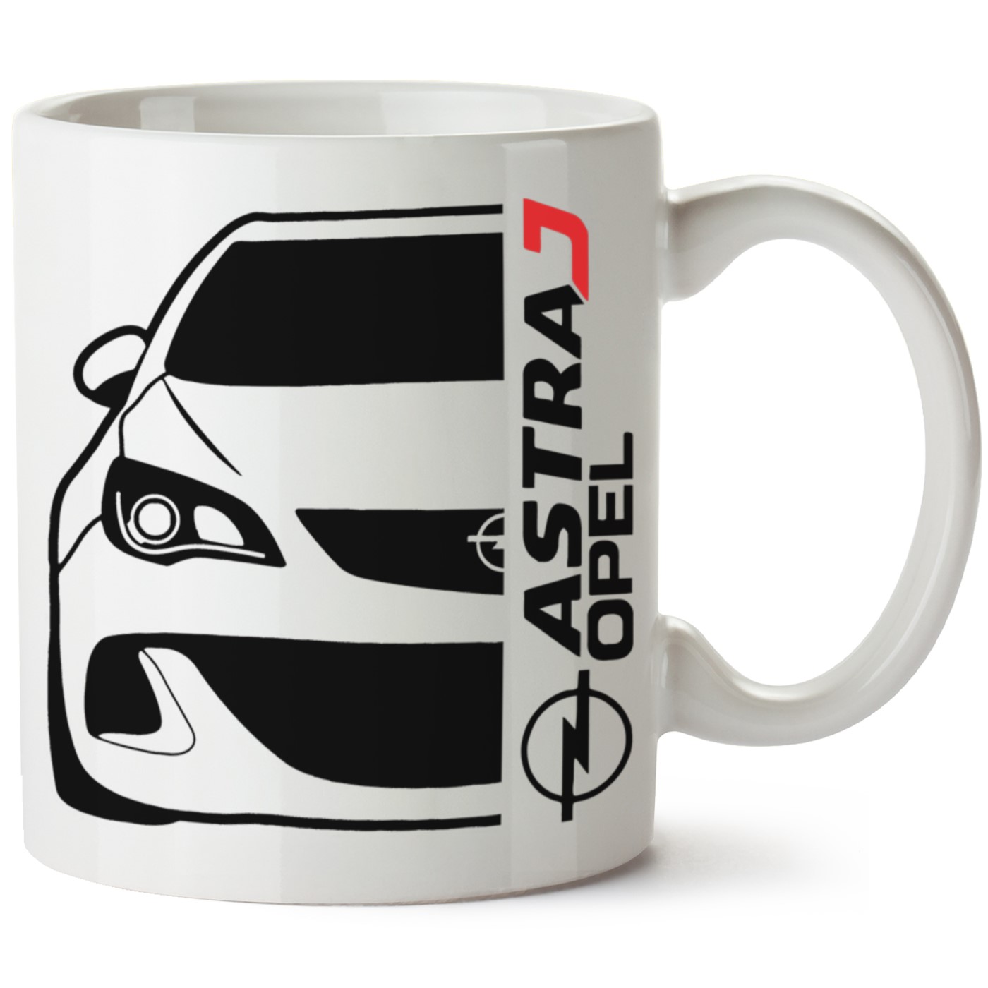 Opel Astra J Baskılı Porselen Kupa Bardak