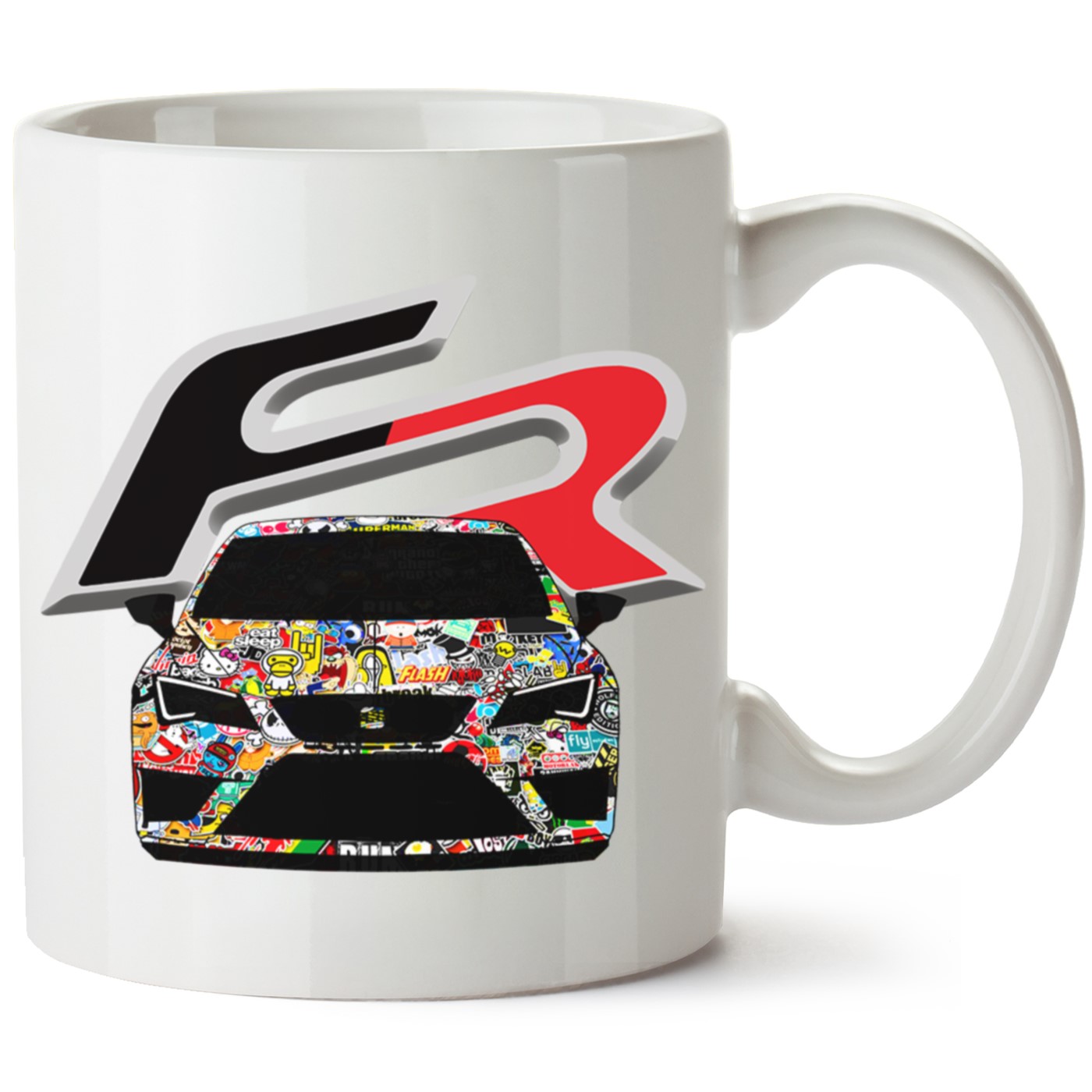 Seat Leon Mk3 Baskılı Porselen Kupa Bardak