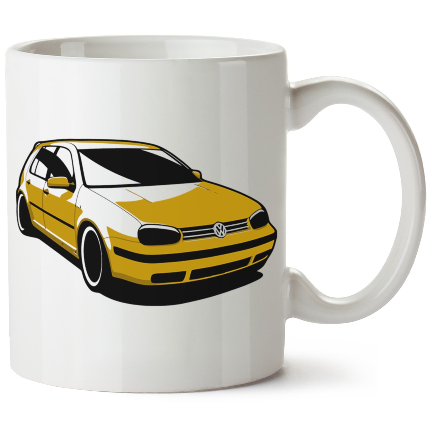 Vw Golf 4 Baskılı Porselen Kupa Bardak