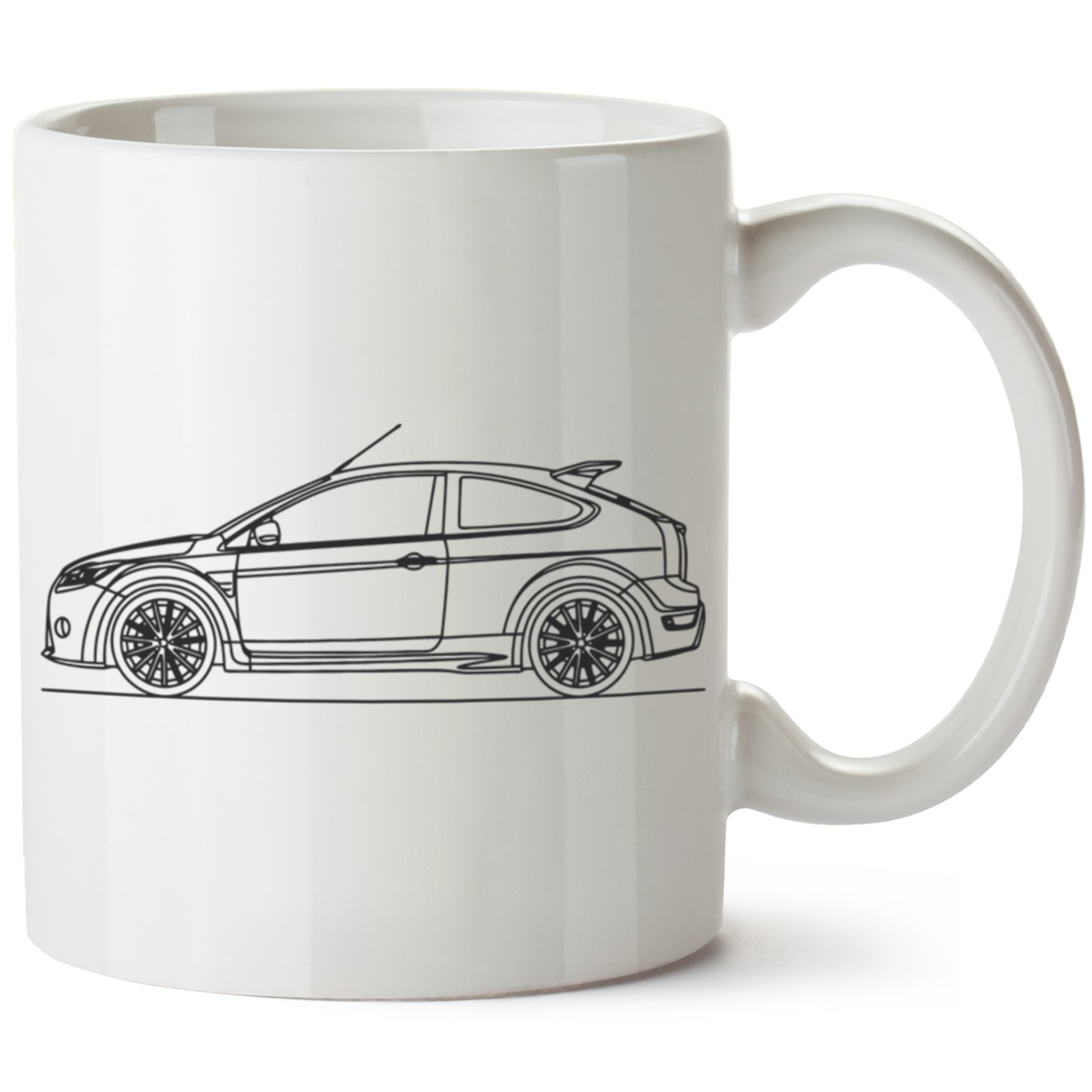 Ford Focus Mk2 Baskılı Porselen Kupa Bardak