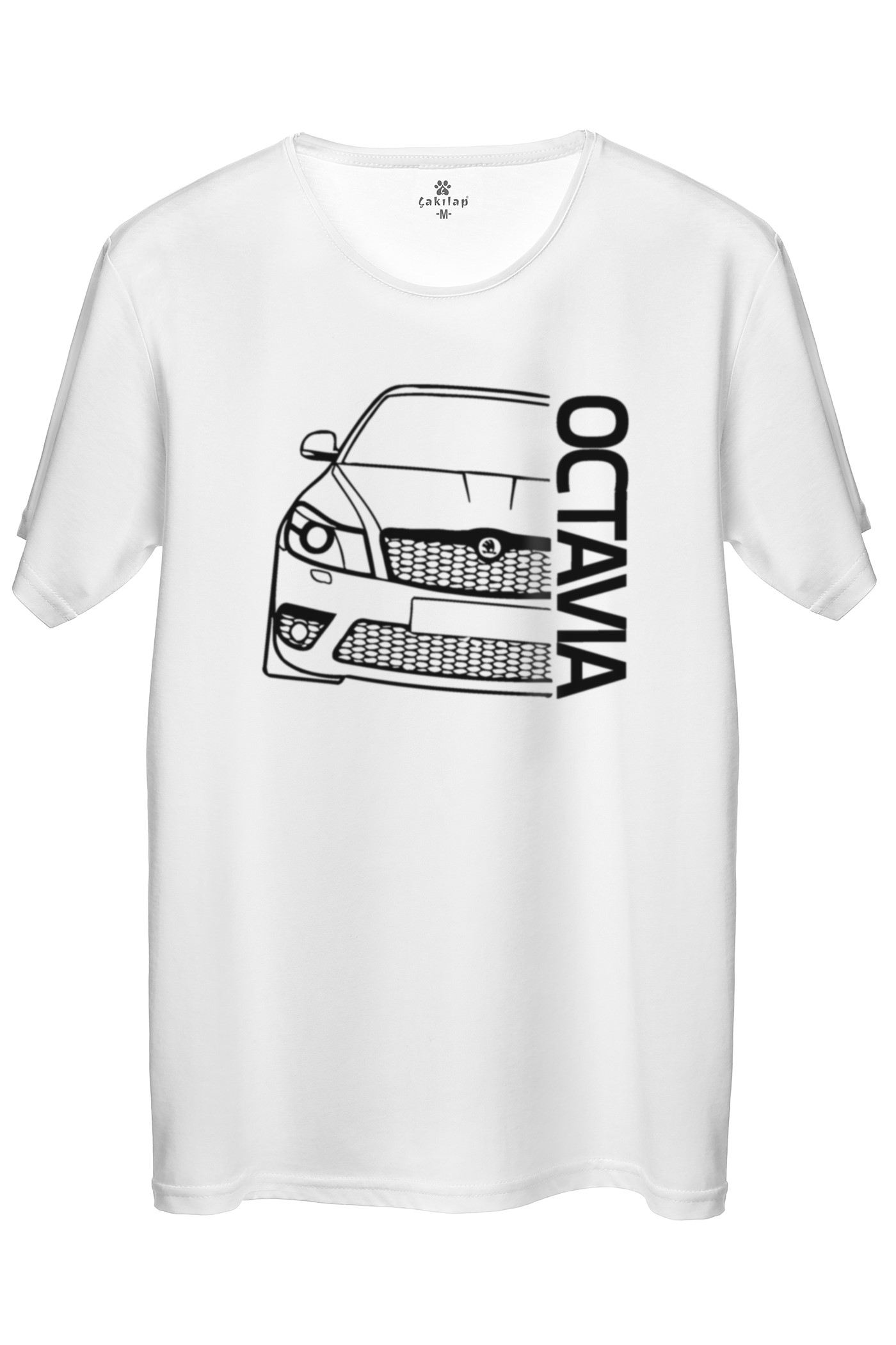 Skoda OctaviaA6 Baskılı Regular Tişört