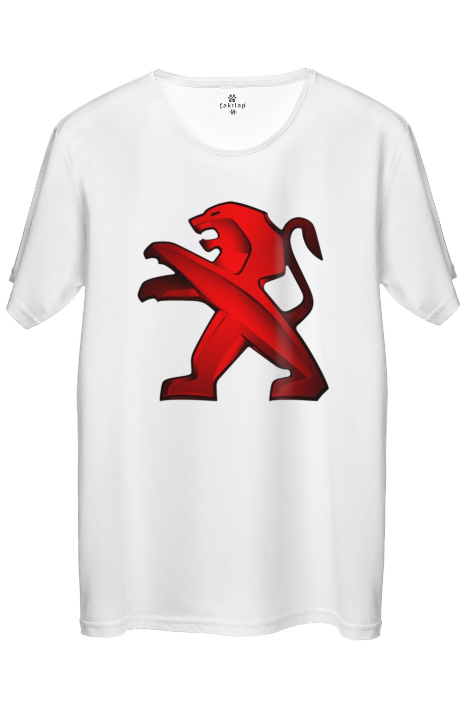 Peugeot Logo Baskılı Regular Tişört