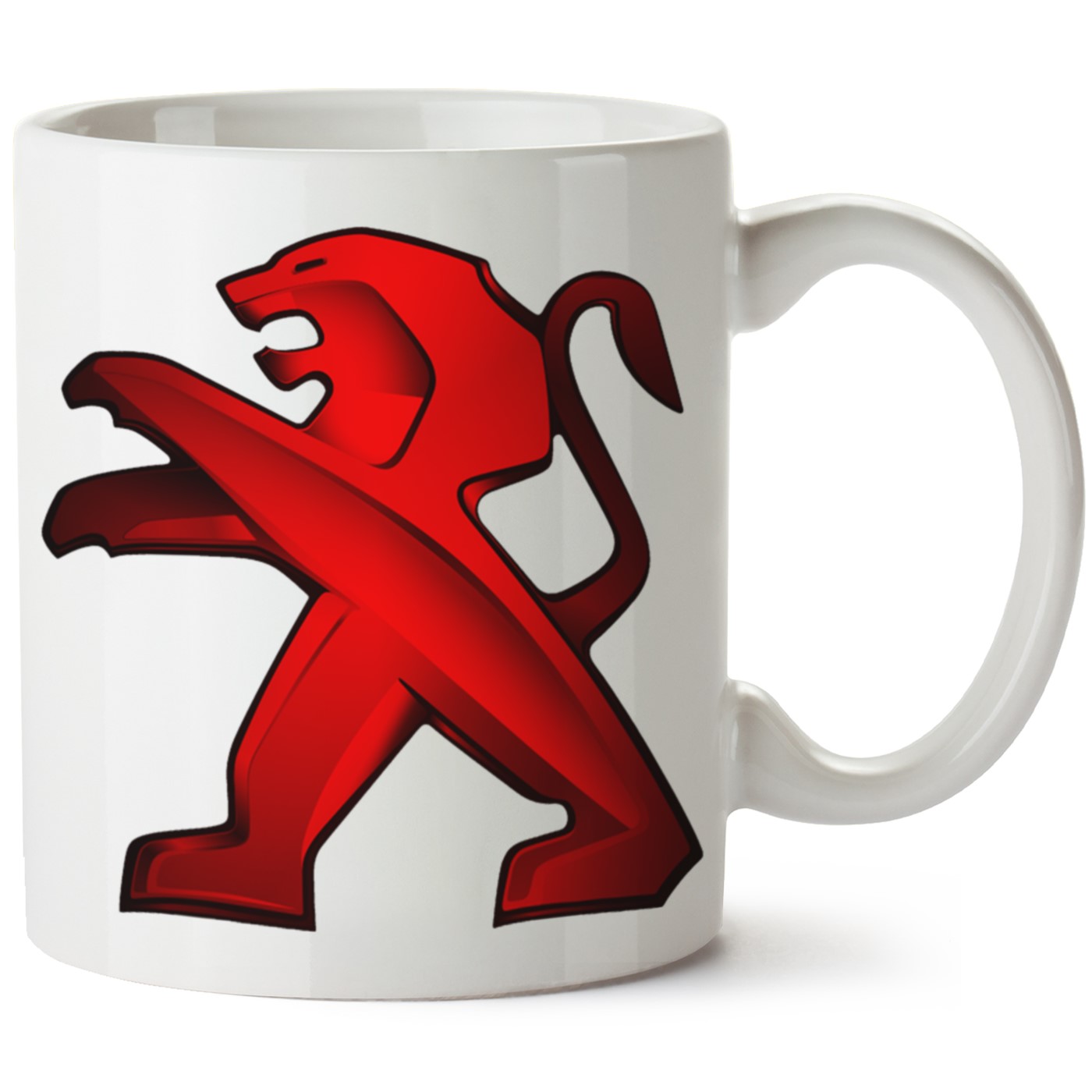 Peugeot Logo Baskılı Porselen Kupa Bardak