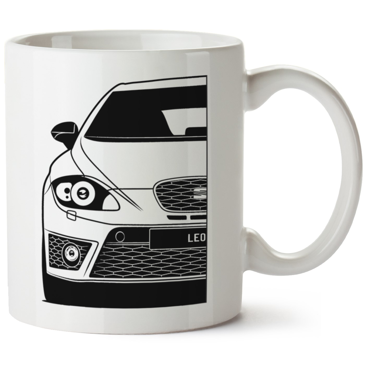 Seat Leon Mk2 Baskılı Porselen Kupa Bardak