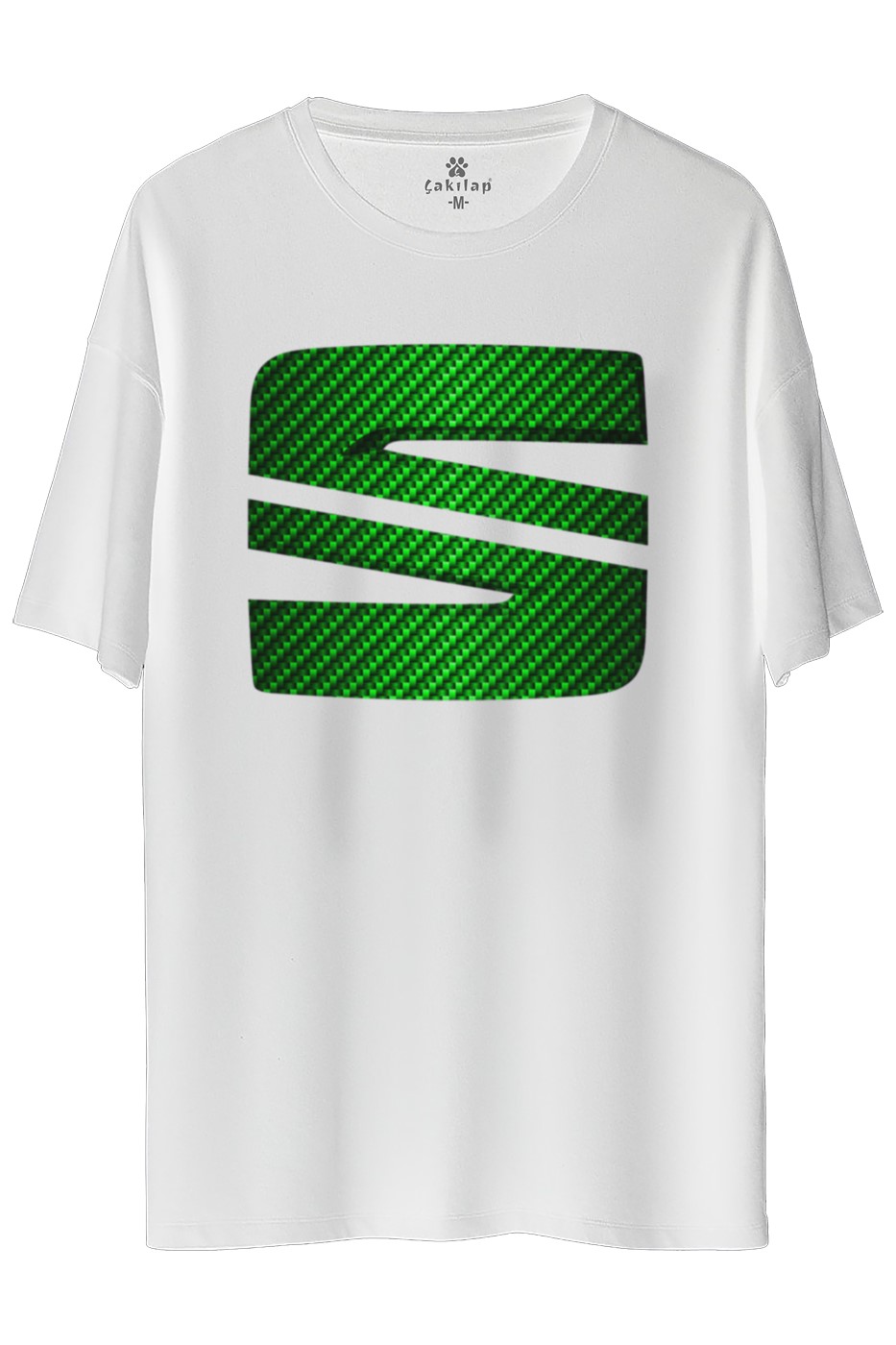 Seat Logo Baskılı Oversize Tişört