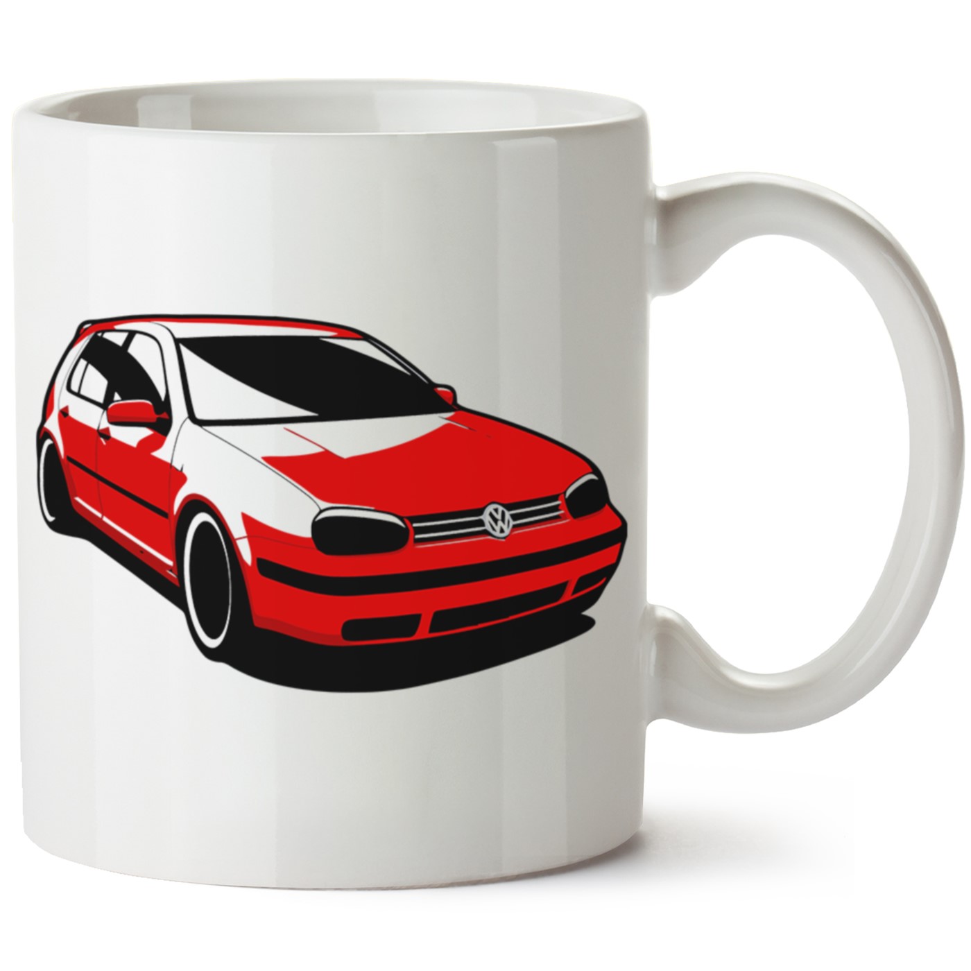 Vw Golf 4 Baskılı Porselen Kupa Bardak