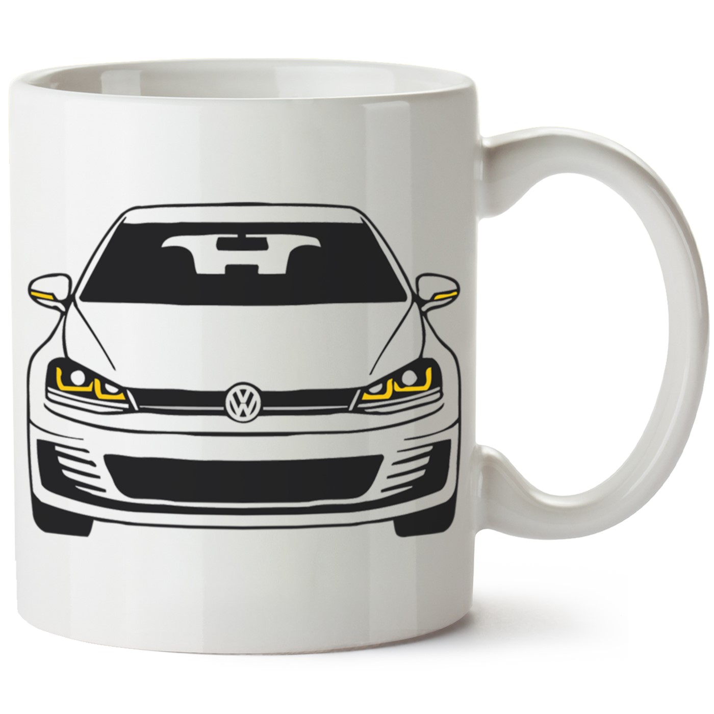 Vw Golf 7 Baskılı Porselen Kupa Bardak