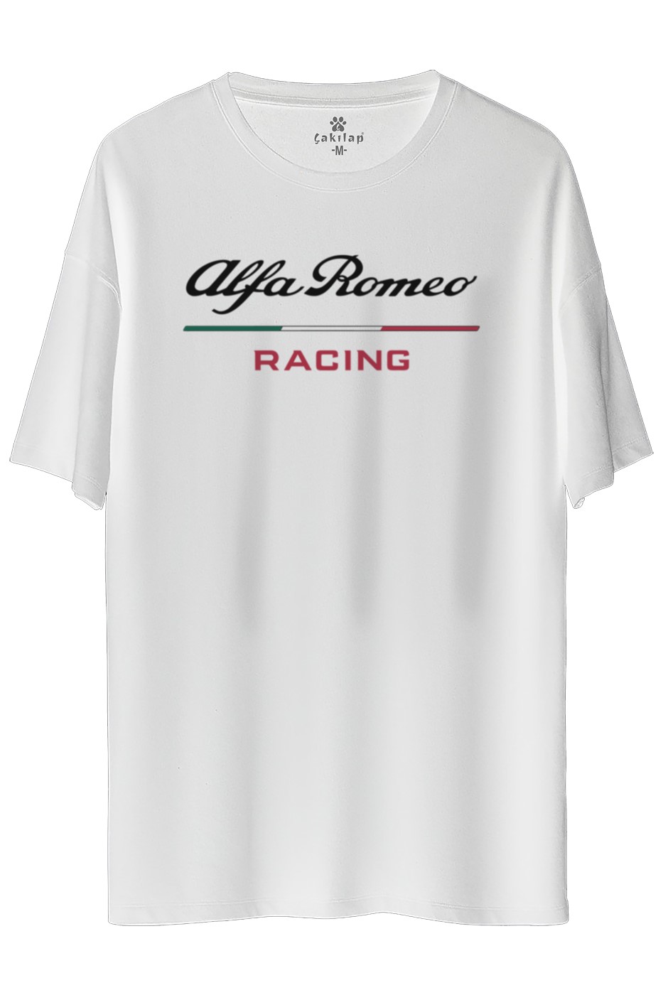 Alfa Romeo Baskılı Oversize Tişört