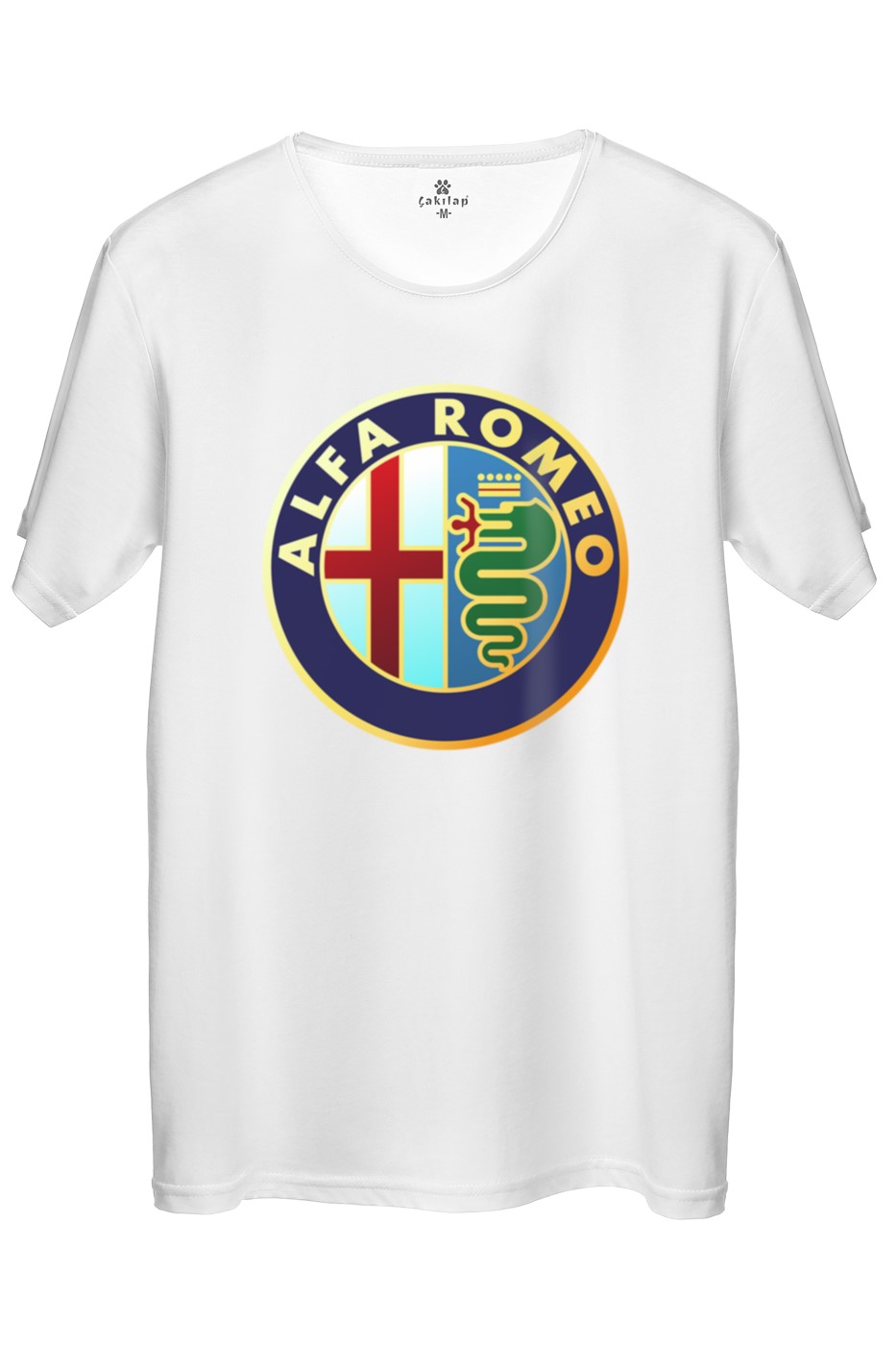 Alfa Romeo Logo Baskılı Regular Tişört