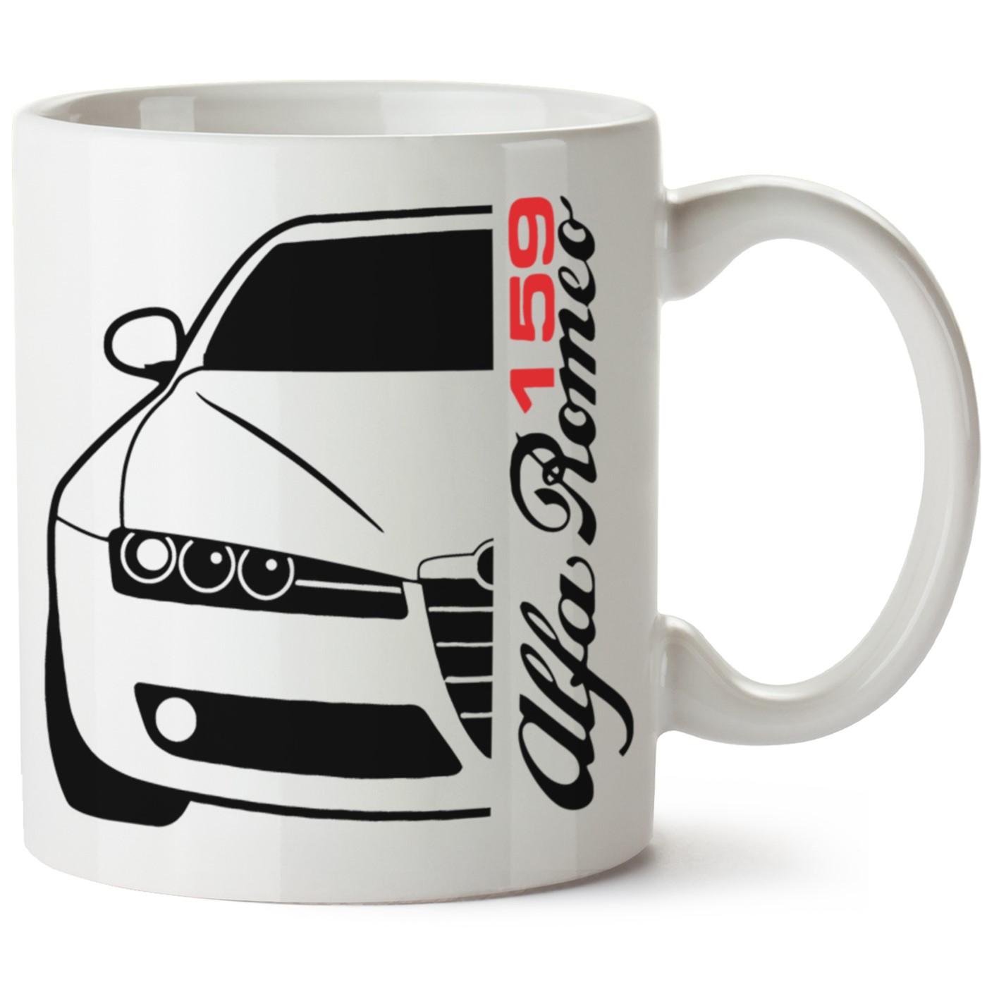 Alfa Romeo 159 Baskılı Porselen Kupa Bardak